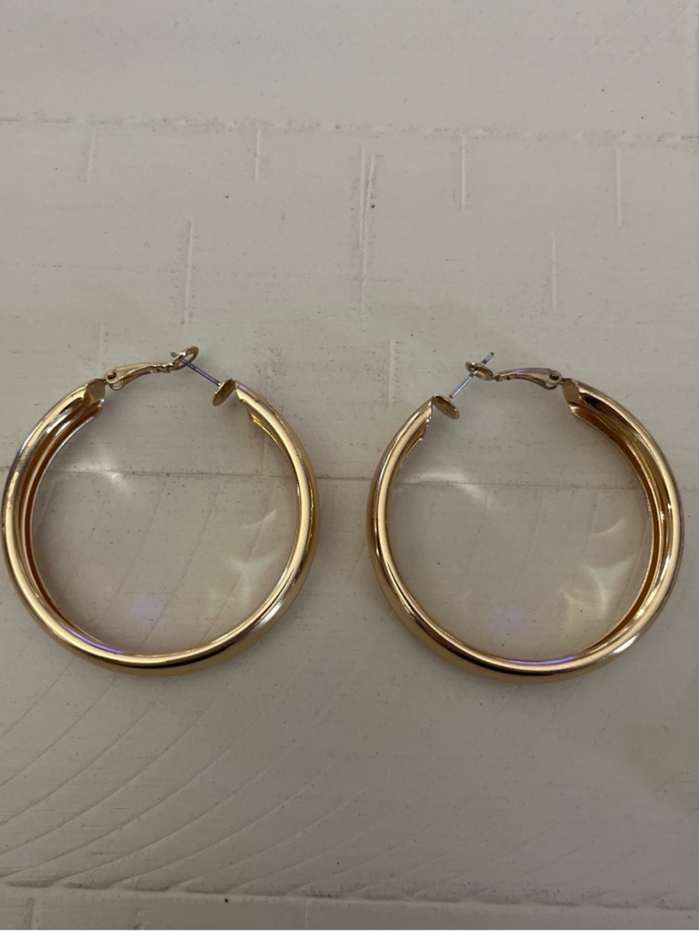 Classic Gold Hoop Earrings - Women Jewelry